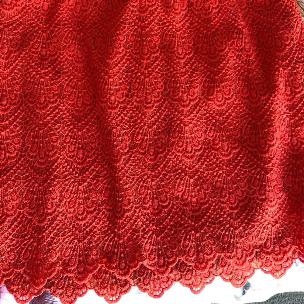 JCrew lacy mini skirt size 6